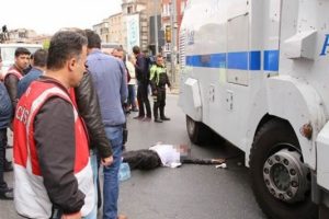 TOMA'nın &ccedil;arptığı vatandan hayatını kaybetti