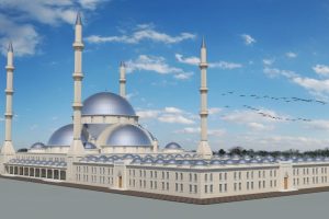Bursa Uludağ &Uuml;niversitesi'nde yeni camii &ccedil;alışmaları hız kazandı