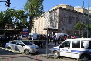 Bursa'da canlı bomba o &ccedil;eşmeden su i&ccedil;miş!