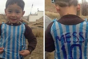 Poşetten Messi forması giyen Afgan &ccedil;ocuğun hayatı kabusa d&ouml;nd&uuml;