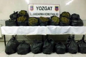 Yozgat'ta 100 kilo esrar ele ge&ccedil;irildi