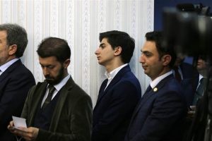 Davutoğlu'nun oğlu da toplantıyı izleyenler arasındaydı