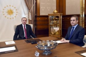 Erdoğan, MİT M&uuml;steşarı Fidan'ı kabul etti