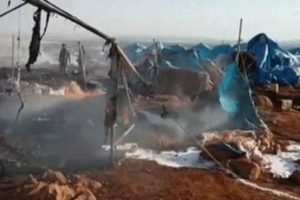 BM: Suriye'de m&uuml;lteci kampına saldırı savaş su&ccedil;u olabilir