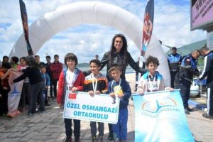 Bursa G&ouml;lyazı oryantiring yarışlarına sahne oldu