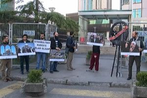 İsrail Başkonsolosluğu &ouml;n&uuml;nde 'Raid Salah' protestosu