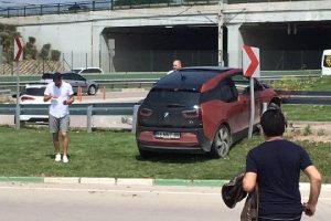 Bursasporlu futbolcu kaza yaptı!