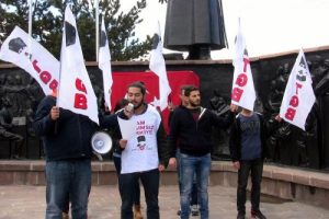 Basın a&ccedil;ıklaması yapan TGB'lilere g&ouml;zaltı