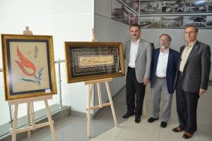 Bursa Gemlik'te tezhip ve hat sergisi a&ccedil;ıldı