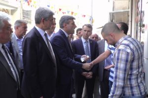 CHP heyeti Kilis'te esnaf ziyareti yaptı