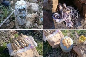 &Ccedil;atışma b&ouml;lgesinde ter&ouml;ristlerin tuzakladığı 5 bin patlayıcı imha edildi