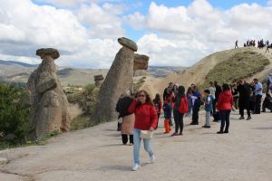 Kapadokya'ya gelen turist sayısı d&uuml;şt&uuml;