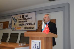 10 Ekim Barış Şehitleri Bursa'da unutulmadı