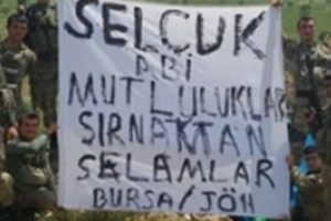 Erdoğan'ın damadına Bursalı askerlerden &ouml;zel tebrik