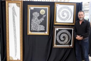 Bursalı kaatı sanat&ccedil;ısı yeni bir sanat dalı ortaya &ccedil;ıkardı!