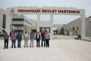 Başkan &Ccedil;ağlayan Bursa Orhangazi Devlet Hastanesini inceledi