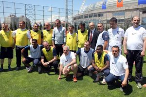 Başakşehirli futbolcuların anlamlı ma&ccedil;ı