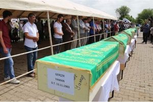 B&uuml;y&uuml;k acı: 13 cenaze 60 kilo!