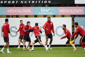 Galatasaray, Kayserispor ma&ccedil;ı hazırlıklarını s&uuml;rd&uuml;rd&uuml;