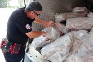 Mersin'de 1,5 ton kokmuş et ele ge&ccedil;irildi