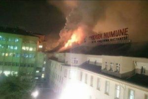 Sağlık Bakanlığından Numune Hastanesi'ndeki yangın ile ilgili a&ccedil;ıklama