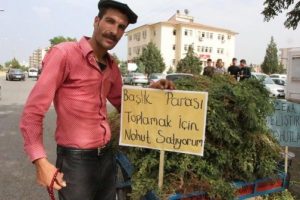 Başlık parası biriktirmek i&ccedil;in nohut satıyor