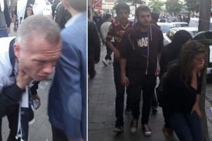 Kutlamalarda olay! Polisten biber gazlı m&uuml;dahale