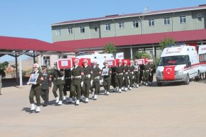 Nusaybin şehitleri memleketlerine uğurlandı