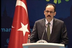 Kalın, D&uuml;nya İnsani Zirvesi (DİZ) S&ouml;zc&uuml;s&uuml; Verhoosel ile basın toplantısı d&uuml;zenledi