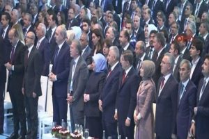 İşte Erdoğan'ın mesajı: Salon b&ouml;yle dinledi...