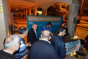 Bursa Nil&uuml;fer'de Beraat Kandili birlik ve beraberlik i&ccedil;inde kutlandı