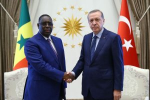 Erdoğan Senegal Cumhurbaşkanı ile g&ouml;r&uuml;şt&uuml;