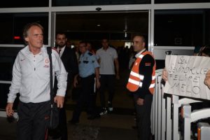 Galatasaray, Fenerbah&ccedil;e ile oynayacağı final ma&ccedil;ı i&ccedil;in Antalya'ya geldi