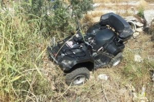 İngiliz turistler ATV ile kanala u&ccedil;tu: 1 &ouml;l&uuml;, 1 yaralı