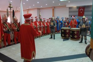 Bursa'da mehterli sergi a&ccedil;ılışı