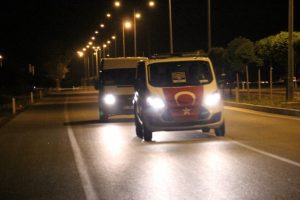 Şehit ateşi izmir'e d&uuml;şt&uuml;