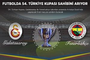 Galatasaray ile Fenerbah&ccedil;e Ziraat T&uuml;rkiye Kupası Finali'nde kozlarını paylaşacak