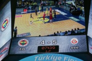 Galatasaray'ın ismi skorboarda yazılamadı!