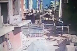 Bir iş&ccedil;inin hayatına mal olan g&ouml;&ccedil;&uuml;k kamerada