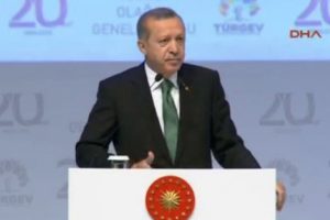Cumhurbaşkanı Erdoğan T&Uuml;RGEV t&ouml;reninde konuştu
