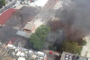 İstanbul Maslak plazalar b&ouml;lgesinde yangın &ccedil;ıktı!