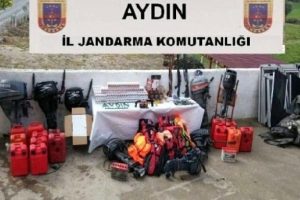 G&ouml;&ccedil;men ka&ccedil;ak&ccedil;ılarının deposuna baskın