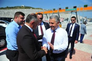 Bakanı&nbsp;Arslan Orhangazi T&uuml;neli'nde inceleme yaptı