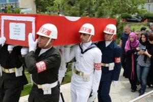 Şehit &Ccedil;akır, Ankara'dan son yolculuğuna g&ouml;zyaşlarıyla uğurlandı
