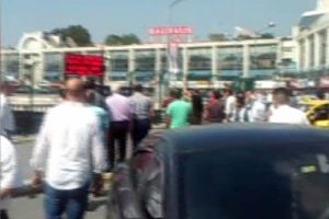 Otogardaki kavgayı polis b&ouml;yle ayırdı