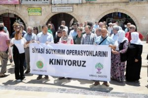 Şanlıurfa'da HDP'lilerin tutuklanması protesto edildi
