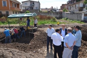 Bursa'da modern balık pazarında sondaj kazıları başladı