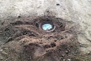 Bing&ouml;l'de k&ouml;y yoluna tuzaklanan 100 kiloluk bomba imha edildi