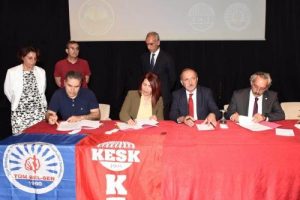Avcılar Belediyesi'nde toplu s&ouml;zleşmeye şiddet g&ouml;ren memur eşi &ouml;zel h&uuml;k&uuml;m