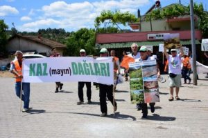 &Ccedil;anakkale'de &Ccedil;ED toplantısına alınmayan &ccedil;evrecilerden tepki
